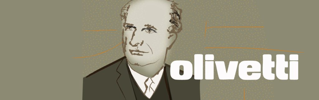 Adriano Olivetti ilustración