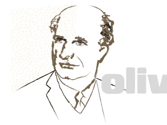 Adriano Olivetti ilustración